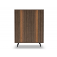 Komoda 2-drzwiowa z oświetleniem LED dąb dunin ADEL